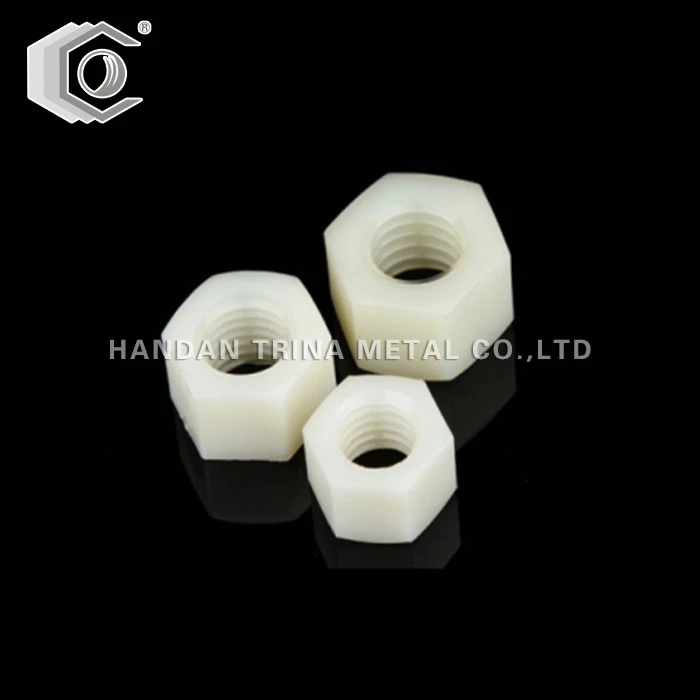 DIN934 Piuliță hexagonală din nailon din plastic