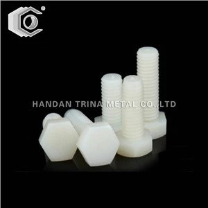 Șurub hexagonal din nailon din plastic DIN933